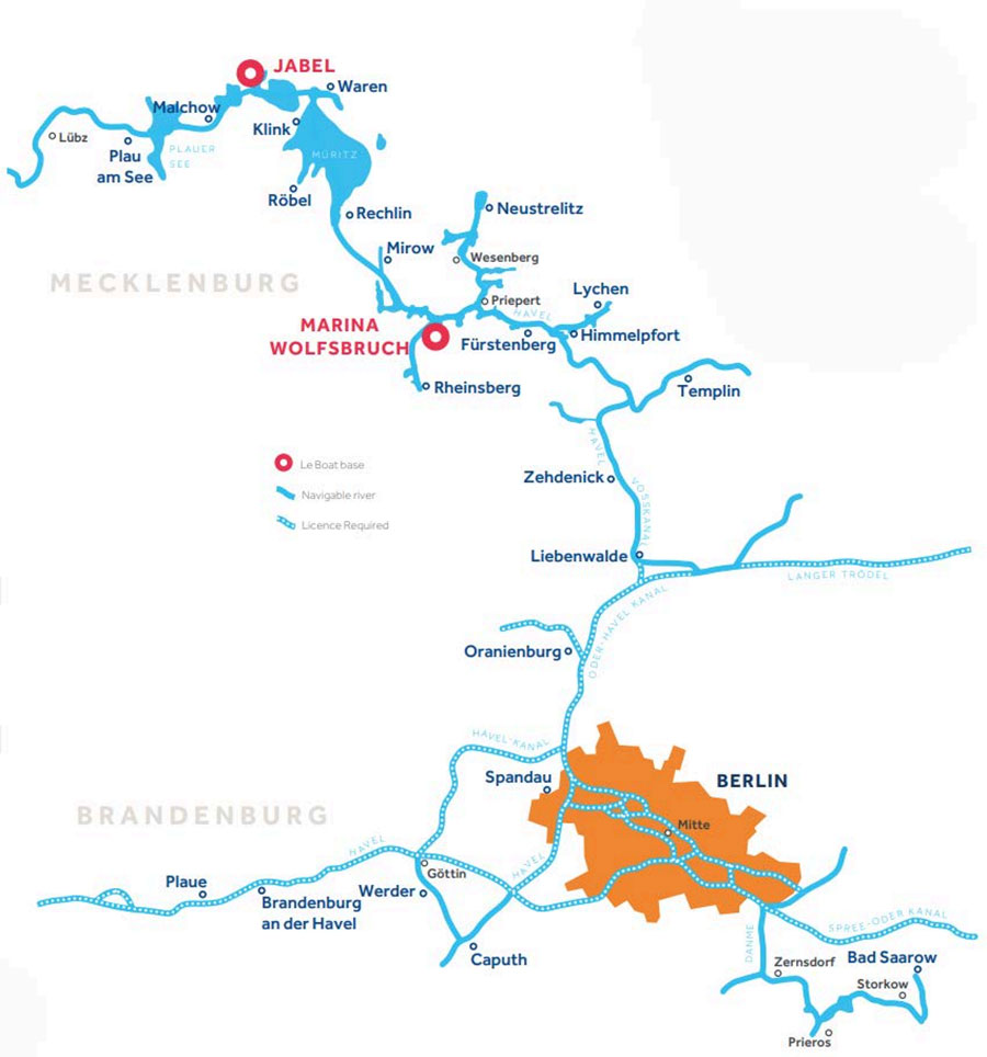 German boating holiday